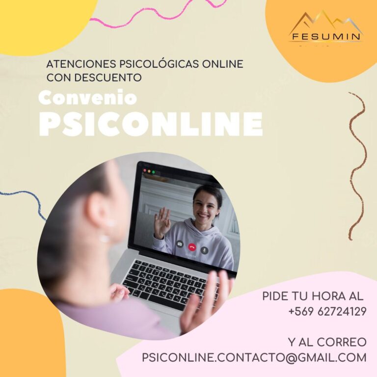 Conoce los dos nuevos convenios de Fesumin: Atención Psicológica Online y Corporación de Turismo Rural