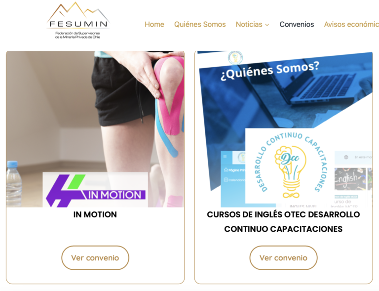 Conoce los nuevos convenios de Fesumin para sus socios y socias